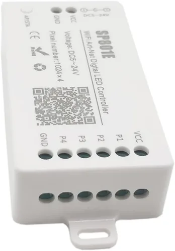 Miniatura 4 de SP801E WiFi Art-Net Magic LED Controlador LED Matriz Panel Módulo WS2812B WS2811 Tira de luz Control inalámbrico iOS Android DC5-24V