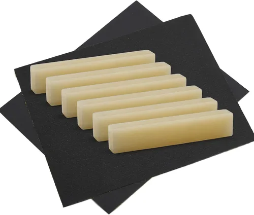 Miniatura 7 de SAPHUE 6 piezas de trastes de hueso sin blanquear para guitarra eléctrica, bajo, guitarra clásica y acústica, mandolina, banjo, ukelele
