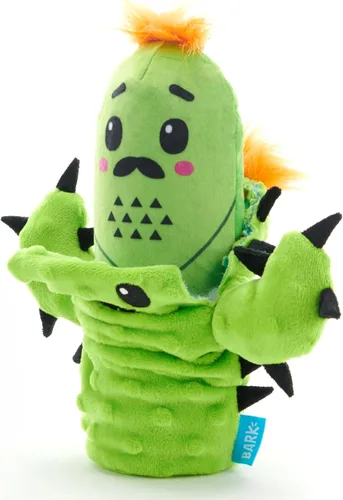 Miniatura 7 de Barkbox Air Head Juguete para Perros – Juguete de Peluche Rip & Reveal con Pelota Chirriante Espinosa Oculta, Crujido Loco y Relleno Suave – Juego