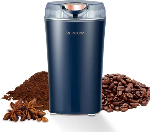 Miniatura 8 de Molinillo de café eléctrico, 200 W, cabezal de corte de acero inoxidable 304, portátil, molinillo de especias para el hogar, 28,000 RPM, puede hacer