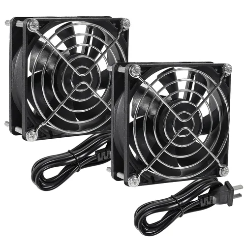 2 unids EC Case Fan EC Ventilador de refrigeración sin escobillas Dual Ball Bearing AC 110V 115V 120V 220V 240V EC Ventilador axial para