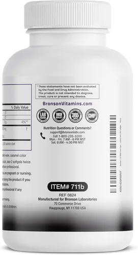 Miniatura 7 de Ácido Linoleico Bronson CLA 3000,conjugado de potencia extra alta sin GMO, 1