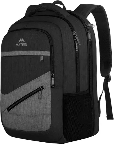 Miniatura 23 de MATEIN - Mochila para laptop de gran capacidad para mujeres, mochila de viaje aprobada por TSA con correa para equipaje y puerto USB, mochila