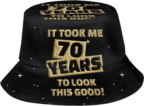 Miniatura 12 de Sombrero de pescador de feliz cumpleaños, sombrero de pescador, sombrero de viaje para playa, sombrero para el sol, gorra al aire libre unisex