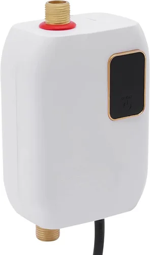 Miniatura 9 de Calentador de agua eléctrico sin tanque de 110 V, 3000 W, mini calentadores de agua instantáneos montados en la pared con pantalla LED controlable