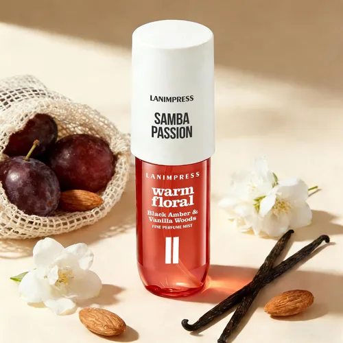 Miniatura 7 de Fragancia para el cabello y el cuerpo de 3 onzas líquidas, Eau de Parfum para mujer, aroma cálido, perfume n.º 2, aroma floral de fruta, con notas