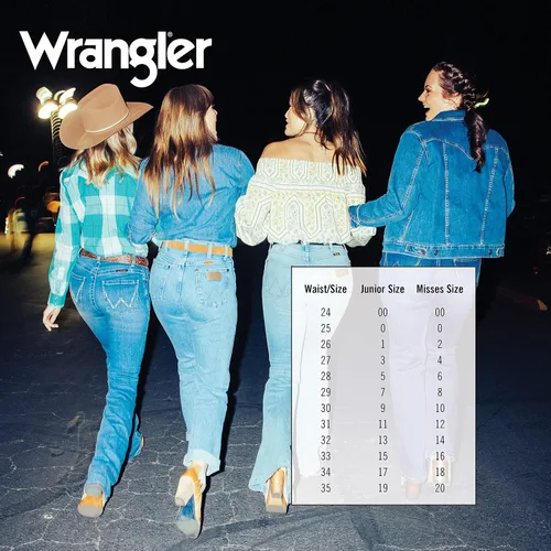 Miniatura 6 de Wrangler Womens Willow Mid Rise Performance Waist Boot Cut Ultimate Riding Jeans