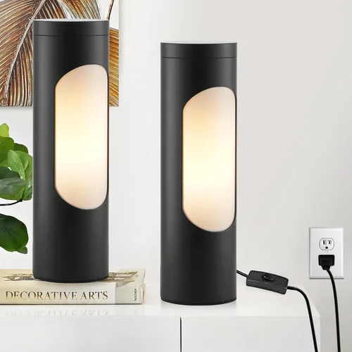 Miniatura 8 de LEDIARY Lámpara kosher, lámpara de lectura para shabbos, lámparas de mesa blancas y luz nocturna para sala de estar, dormitorio, bombilla T10