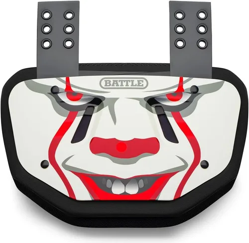 Battle - Placa trasera de fútbol Payaso Blanco/Rojo
