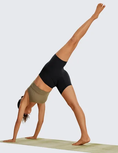 Miniatura 3 de CRZ YOGA Butterluxe - Pantalones cortos de ciclismo para mujer de 2.5 pulgadas, 4 pulgadas, 6 pulgadas, 8 pulgadas, cintura alta