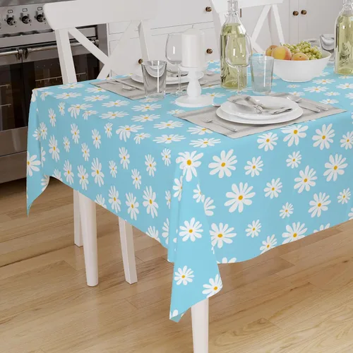 Miniatura 20 de Encasa XO Mantel de comedor – 57 pulgadas – Redondo (4.7 pies) para 4 plazas Algodón, lavable a máquina, mantel redondo Manteles para bodas