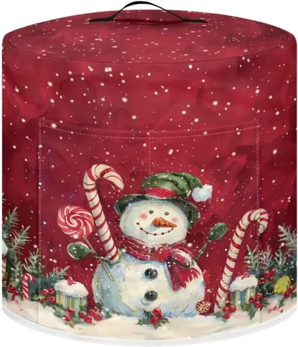 Miniatura 32 de Funda para freidora de aire para olla a presión eléctrica de 3 cuartos de galón con bolsillo, cubierta a prueba de polvo para electrodomésticos