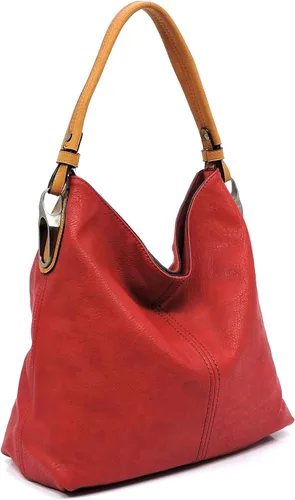 Miniatura 2 de Janin Handbag Bolso de hombro estilo cubo con correa extra larga