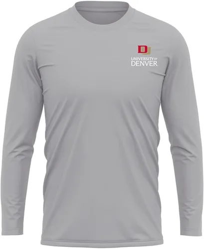 Miniatura 162 de Camisa deportiva de manga larga oficial de la NCAA Collegiate para hombre, con logotipo en el pecho izquierdo, colección Athletic Heather