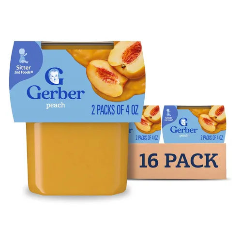 Miniatura 12 de Gerber 2nd Food - Comida para bebés puré de mango, natural y sin OMG, tubos de 4 onzas, paquete de 2 (paquete de 8)