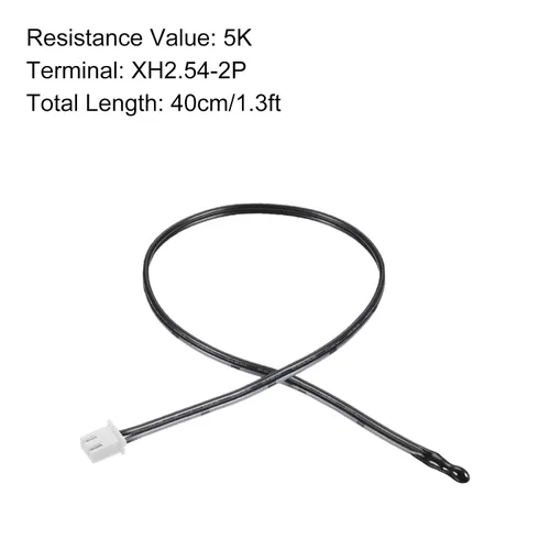 Miniatura 2 de Sonda de termistor NTC 5K 1.3ft impermeable epoxi sensor de temperatura, [para transmisor digital de temperatura] - 2 piezas