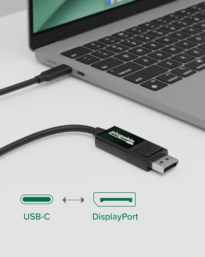 Miniatura 5 de Adaptador enchufable de USB-C a HDMI/DP/VGA.