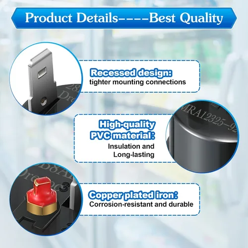 Miniatura 4 de Dreyoo Protector de sobrecarga para compresor de refrigerador, 2 piezas, compatible con 6750CL0001D/LG y Kenmore Refrigeradores Compresor Termistor