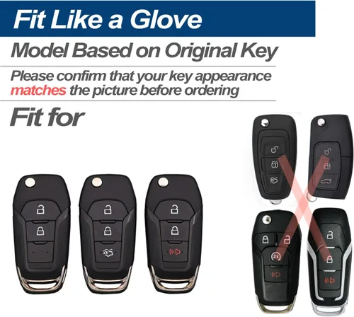 Miniatura 2 de Compatible con Flip Ford Maverick F-150 F-250 F-350 F-450 F-550 Super Duty Lightning Ranger Bronco Expedition Escape Explorer Fusion EcoSport F-650