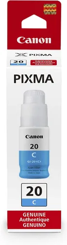 Miniatura 4 de Canon PIXMA G6020 Supertank inalámbrico (Megatank) GI-20 - Botella de tinta cian, compatible con PIXMA G6020 GI-20, botella de tinta magenta