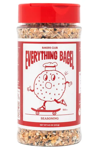 Miniatura 10 de Club de Panaderos Todo en un Condimento para Bagel al Estilo de Nueva York - Especias Auténticas para Bagels, Tostadas con Aguacate, Huevos