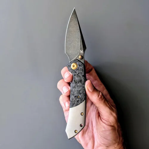 Miniatura 5 de KANSEPT Fenrir - Cuchillos plegables de bolsillo para hombres y mujeres EDC cuchillos plegables de campamento de 3.48 pulgadas CPM-S35VN hoja