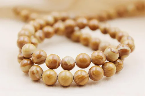 Miniatura 29 de Pulseras de cuentas personalizadas, Pulsera de piedras preciosas de 0.236 in, Pulsera grabada con láser, Pulsera de piedra natural, Pulseras unisex