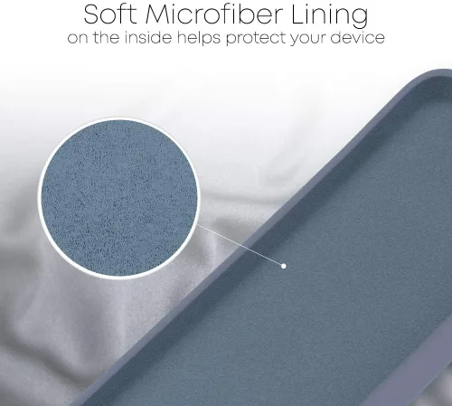 Miniatura 5 de GOOSPERY Funda de silicona líquida compatible con Samsung Galaxy S20FE, suave al tacto, protección de cuerpo completo, a prueba de golpes, con forro