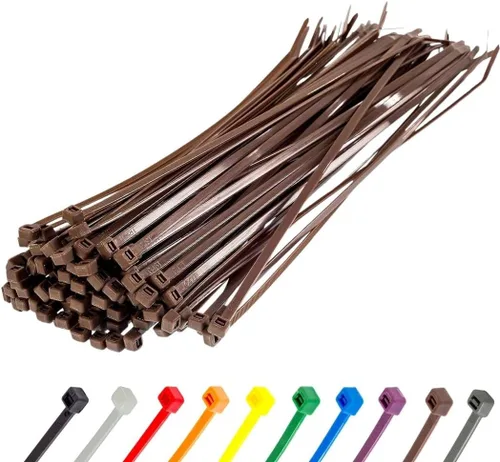 Miniatura 14 de GTSE - Paquete de 100 bridas con cremallera de 20.3 cm, color plateado/gris, 8.06 kg de resistencia, bridas de nailon grises resistentes a los rayos