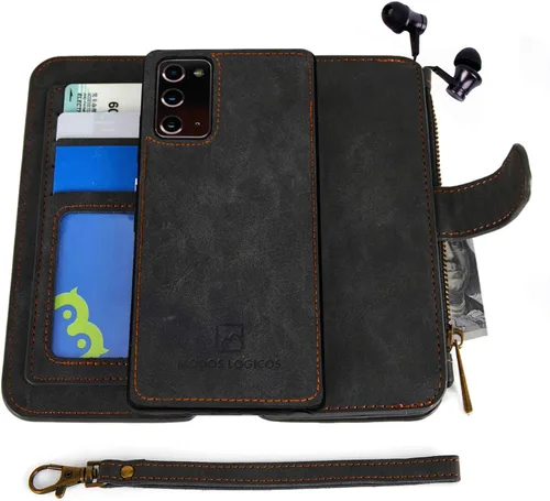 Miniatura 13 de MODOS LOGICOS Funda para Samsung Galaxy Note 8, [Cartera desmontable Folio] [2 en 1] [Almacenamiento de efectivo con cremallera]