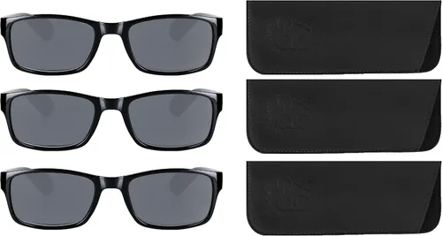 Miniatura 4 de Yogo Vision Reader Sunglasses for Men and women UV400 Tinted Reading Sunglasses 3-Pk