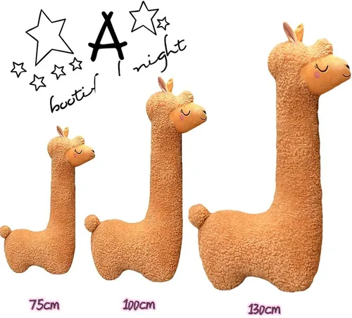 Miniatura 7 de Almohada de felpa de alpaca llama, almohada gigante de felpa de alpaca de 39 pulgadas, para esposa, niña, novia, cumpleaños, San Valentín, regalo