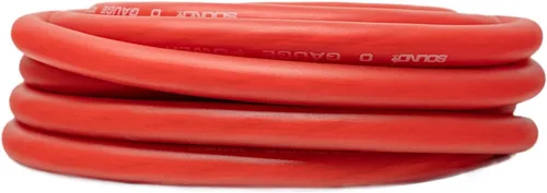 Miniatura 2 de SoundBox Amplificador rojo calibre 0/cable de tierra 1/0 Ga Amp Cable, 25 pies