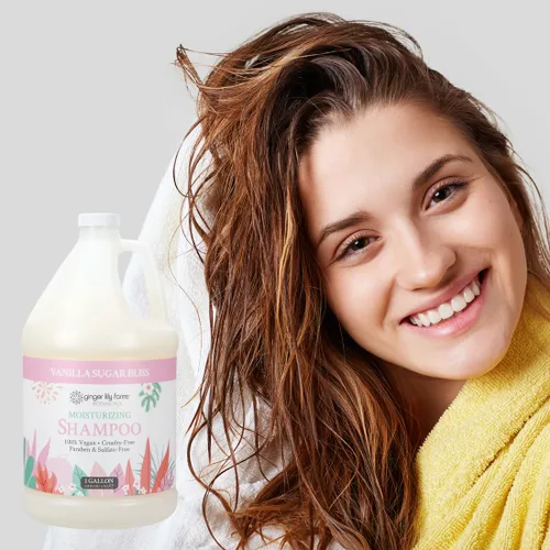 Miniatura 6 de Ginger Lily Farms Botanicals - Champú hidratante para todo tipo de cabello, 100% vegano y libre de crueldad, felicidad de azúcar de vainilla