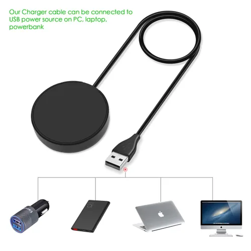 Miniatura 4 de 1 Pack Compatible con Cargador de Samsung Watch, Cable de Carga para Galaxy Watch 7/6/5/4 Dock USB de Reemplazo para Samsung Galaxy Watch 7/6/6