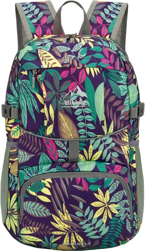 Miniatura 16 de WATERFLY Mochila de senderismo plegable: mochila de día de 25L ultra ligera para mujer y hombre - pequeña mochila plegable compacta para deportes al