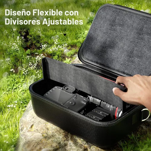 Miniatura 3 de ProCase Funda rígida para cámara para Canon Rebel T7/EOS R100/R50/DSLR/SLR/Nikon/Sony/Cámaras sin espejo, bolsa de viaje para cámara digital