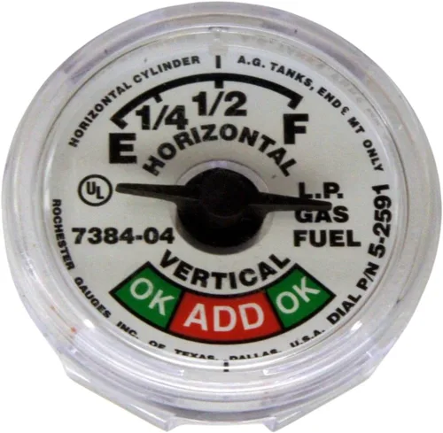 Manchester 5714S02591 7384-04 5-2591 - Marcador de calibre de propano a presión Nivel de combustible