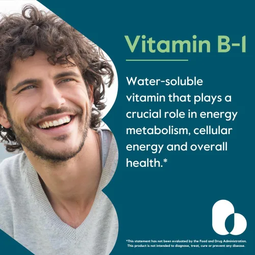 Miniatura 2 de BESTVITE Vitamina B-1 (tiamina) 500 mg (240 cápsulas vegetarianas) (2 x 120) - Sin estearatos - Vegano - Sin carbonato de calcio - Sin OMG - Sin