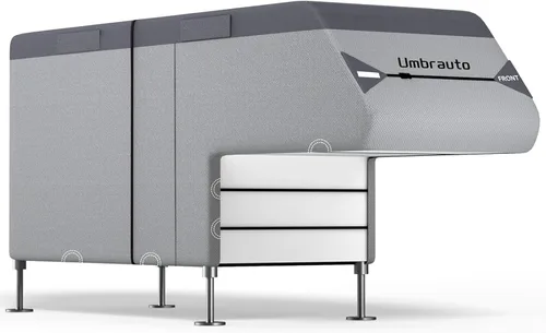 Miniatura 30 de Umbrauto Cubierta para caravana de 5ª rueda de 28 a 31 pies, 7 capas superiores extra gruesa, cubierta de quinta rueda, impermeable, resistente al