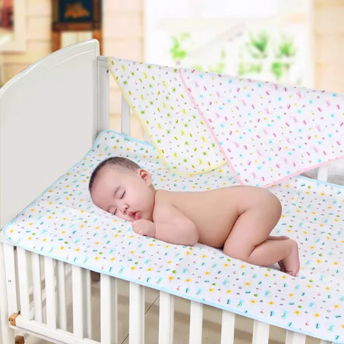 Miniatura 5 de Colchón cambiador para pañales de bebé o niño, hoja impermeable protectora, almohadilla menstrual, paquete de 3, Blanco