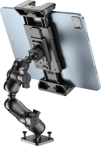 Miniatura 10 de OHLPRO Soporte para Tableta para Camión - Base de Perforación de Servicio Pesado - Soporte para Tableta para Tablero de Automóvil, Soporte para iPad