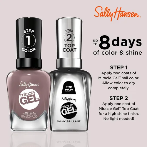 Miniatura 5 de SALLY HANSEN Miracle Gel - Esmalte de uñas 205 Al Taupe