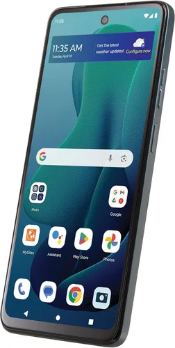 Miniatura 10 de total wireless Motorola Moto g 5G (2024) Teléfono inteligente prepagado bloqueado, 128 GB, gris - Incluye plan de 30 días para llamadas, mensajes