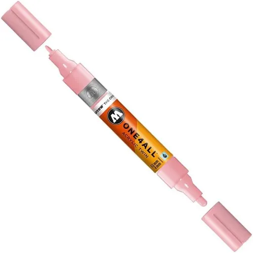 Miniatura 4 de Molotow ONE4ALL - Marcador acrílico de doble bomba, puntas de 0.059 in y 0.157 in, luz Amazonas, 1 cada uno (227.423)