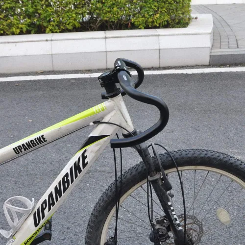 Miniatura 7 de Upanbike Bicicleta de Carretera de Engranaje Fijo, Manillar Curvo de Aleación de Aluminio, Barra de 31,8mm de Diámetro y 420mm de Largo