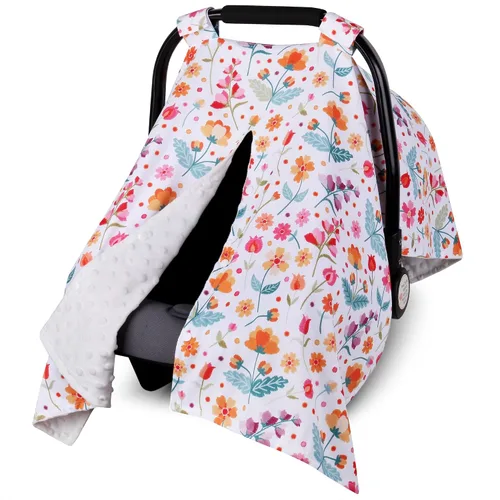 Miniatura 11 de Metplus Funda para asiento de coche 2 en 1 estilo escritura, toldo para asiento de bebé, funda multiuso para lactancia para mamá, fundas para good