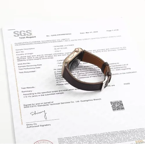 Miniatura 9 de HANDODO Italian Genuine Leather Band Women for Apple Watch Series 11 10 9 8 7 6 5 4 3 2 1 SE SE2 Ultra 2/3, SGS Certified Dressy Bracelet Cute Strap