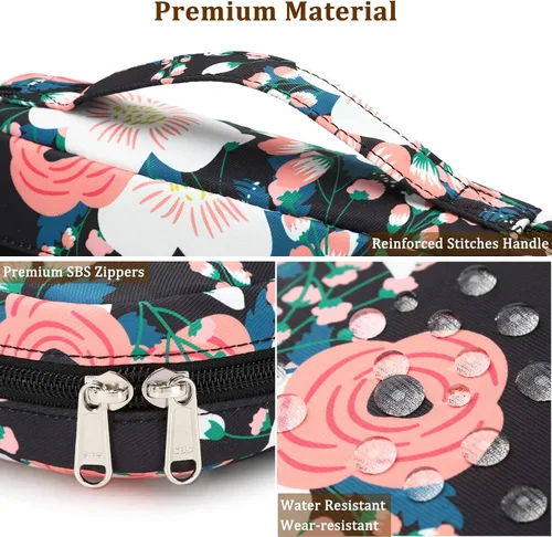 Miniatura 7 de JIANYA Funda para la Biblia para mujer, fundas de Biblia de leopardo para mujer, con asa y bolsillo con cremallera
