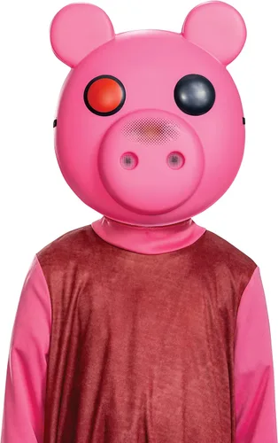 Miniatura 3 de Disguise Máscara de cerdito, accesorio oficial de máscara de disfraz de juego de cerdito, tamaño individual para niños (8+)